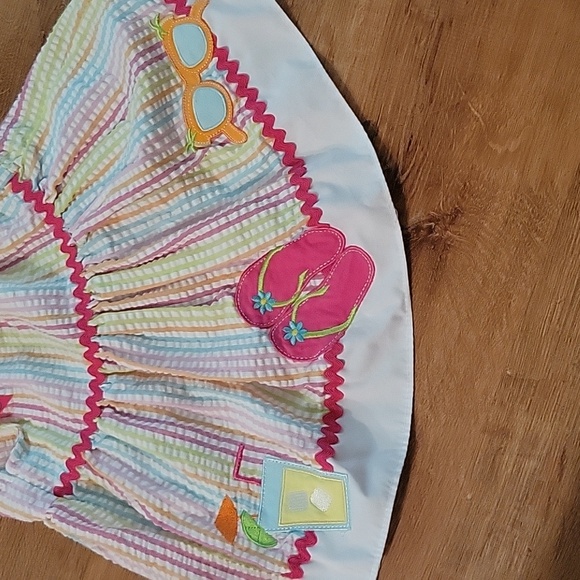 Goodlad stripe seersucker dress and bloomers - Picture 4 of 6